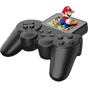 Amisha Gift Gallery Video Games For Kids 500 in 1 Controller Gamepad Video Game, Retro Gaming Console, Gameboy Age 7, Digital Game Player, Pocket Gamer, Handheld Gaming Console, Mario
