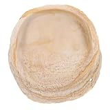 BAZEITFLOW 仿岩スル 爬虫類用 フード ウォーターボウル 大容量 餌皿 水皿 軽量 耐久性 材料使用 爬虫類 飼育に