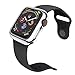 HANKN Soft TPU Case for Apple Watch Series 6 5 4 SE 40mm Case, Plated Shockproof Ultra-Thin Iwatch Shell Wireless Charging Compatible Cover Bumper [No Front Screen Protector] - Silver, 40mm