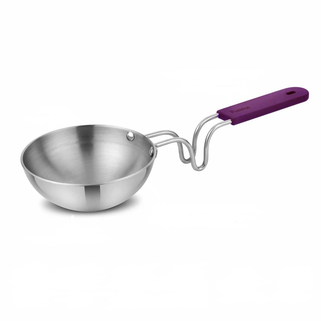 Poêle en acier inoxydable BRACOP pour induction et petites portions de cuisson