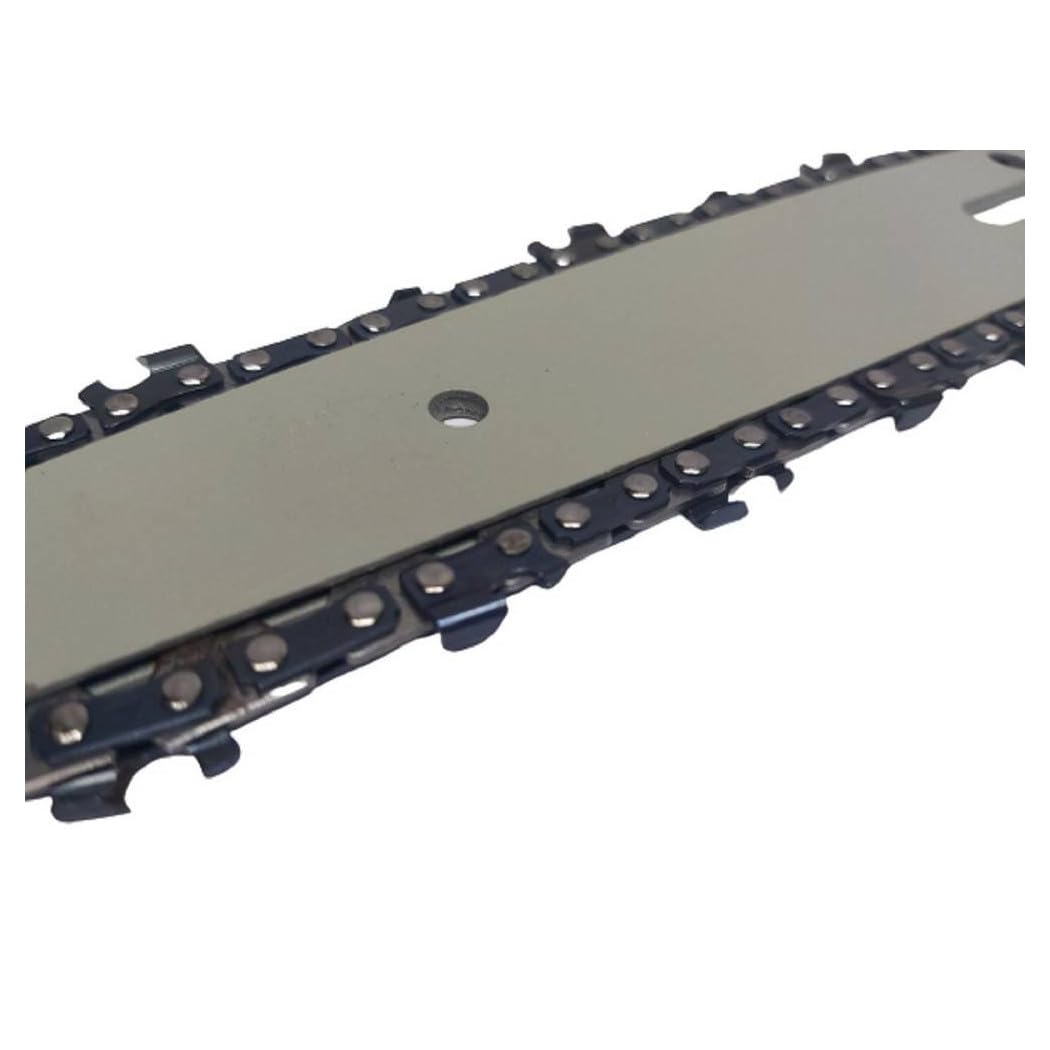 Trade Shop - Kit Barra + Catena 12" Ricambio da 12 Pollici per Mini Motosega A Batteria -