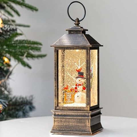 Solgicar Christmas Snow Globe Lantern Cover
