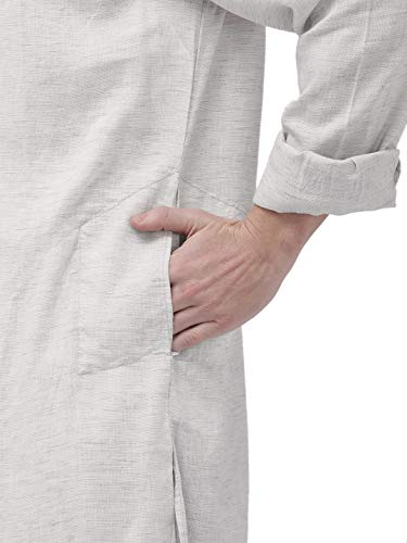 Image of The Indian Garage Co Men's Cotton Regular Fit Regular Kurta