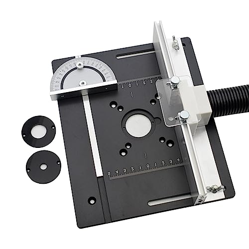 Plaque d'insertion pour table de défonceuse pour adapter une affleureuse sur établi rabattable - 7
