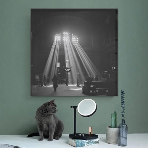 Impression sur toile vintage de Chicago Illinois 71x71cm - 3