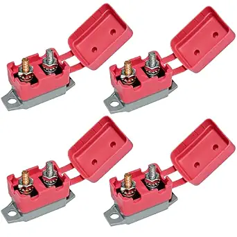 BFXM 4 Pack Auto Reset Circuit Breakers, 12V, 30 Amp