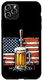 Boccale di birra patriottico