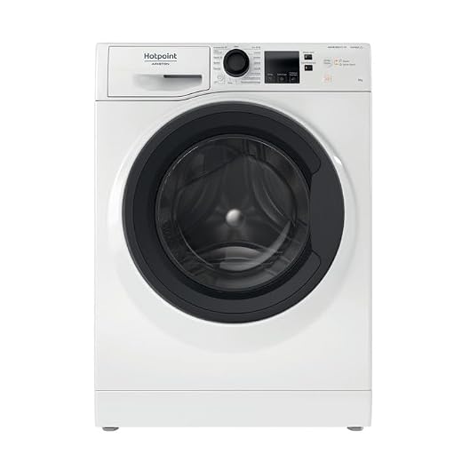 Hotpoint NF86WK IT Lavatrice a Libera Installazione a Carica Frontale. Classe Energetica A. Centrifuga 1400 giri al minuto. 8.0 kg, Larghezza: 59.5, Profondità: 60.5, Altezza: 85 cm.