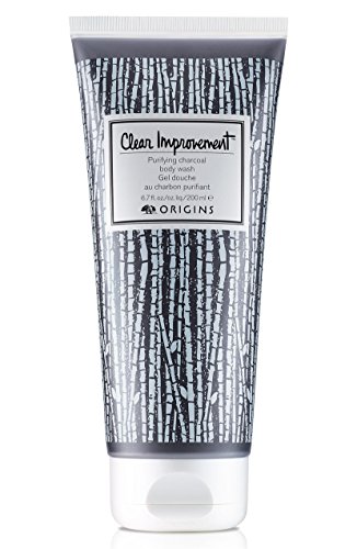 origins clear improvement purfying charcoal body wash, 6.7