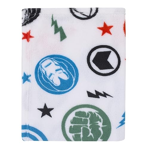 Image of NoJo Marvel The Avengers Red, White, and Blue Super Soft Baby Blanket