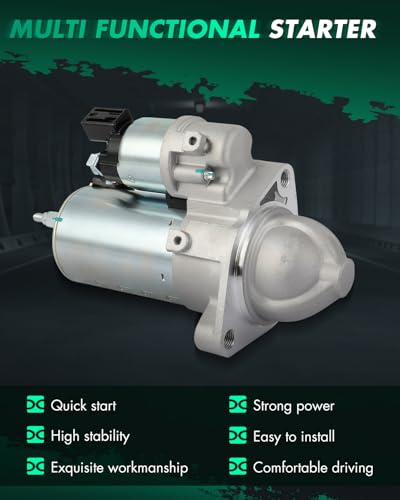Image of SCITOO Starter Compatible for Hyundai Auto and Light Truck VERACRUZ 2012 3.8L, for Kia Auto and Light Truck SEDONA 2014 3.5L Engine Starter Motor 6968