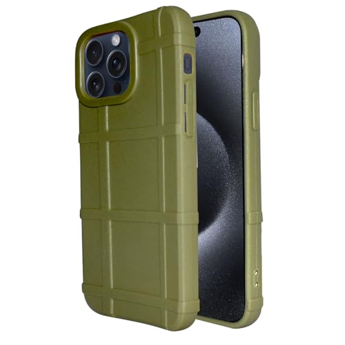 Image of amazon basics Shockproof Back Case Cover for Apple iPhone 15 Pro | 360 Degree Protection | Slim Protective Case | Anti-Scratch Tough TPU Case for Apple iPhone 15 Pro (Green)