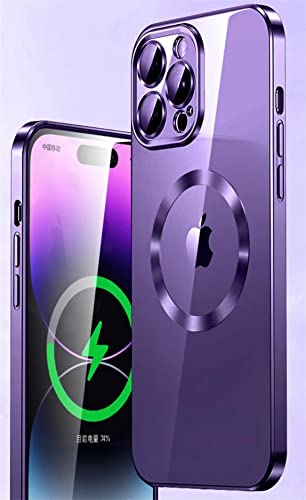 Fengyue iPhone 14 p P[X NA Jo[ MagSafe Ή CX[d ACtH 14 Jo[ }OleBbN[v Jی R ^ y ϏՌ \tgTPU Xgbvz[t