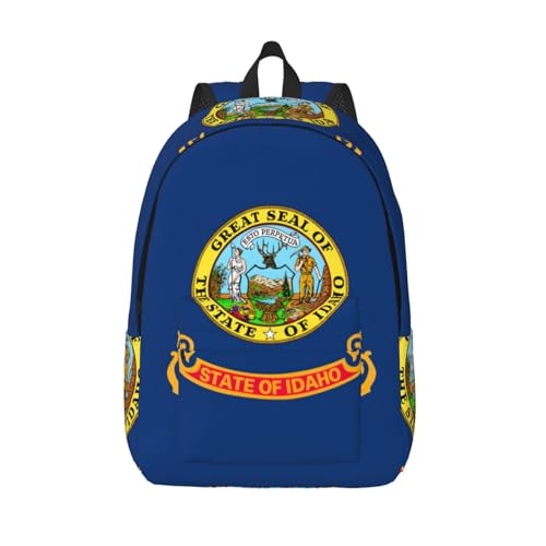 Sac à dos ordinateur portable femme imperméable imprimé Idaho