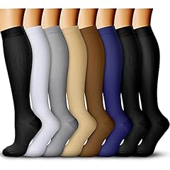 0(8 Pairs) Black/White/Gray/Beige/Brown/Navy/Black