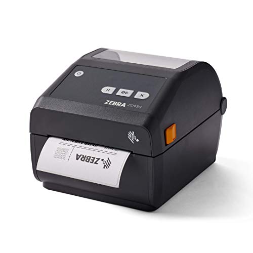 Image of Zebra ZD420d Direct Thermal Desktop Printer 203 dpi Print Width 4 in WiFi Bluetooth USB ZD42042-D01W01EZ (Renewed)