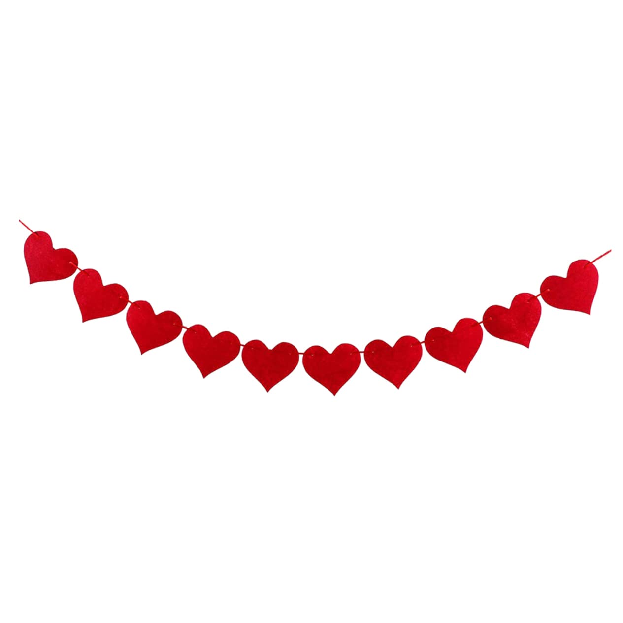 GLEAVI 6stücke Schöne Herz-Banner Für Hochzeiten Teiliges An Dekorativen Wimpeln Aus Jute Mit Love You Motiven Für Romantische Anlässe Valentinstag Und Hochzeitsfeiern