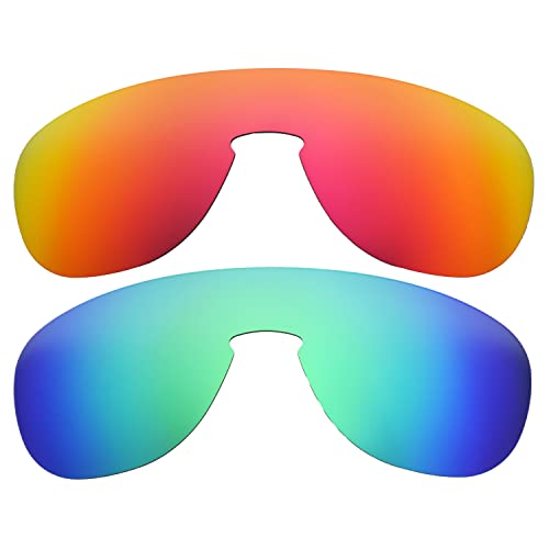 Lentes compatibles con Oakley Trillbe rojo verde para reparar cristales rayados