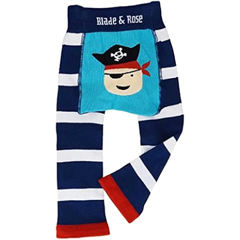 Blade & Rose | Percy The Pirate Leggings | Clothing for Babies & Toddlers | 1-2 Years Blue Cover