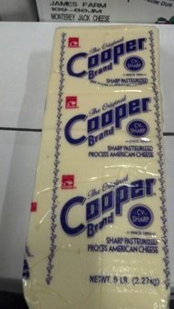 Cooper Brand: Sharp American Cheese 5 Lb. by Cooper
