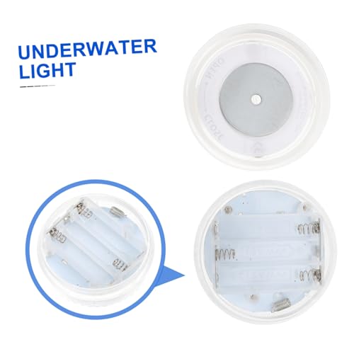 Yardwe 1 Conjunto Luz De Mergulho Luz Led Subaquática Aquário De Led Lâmpada De Aquário Luzes De Cor