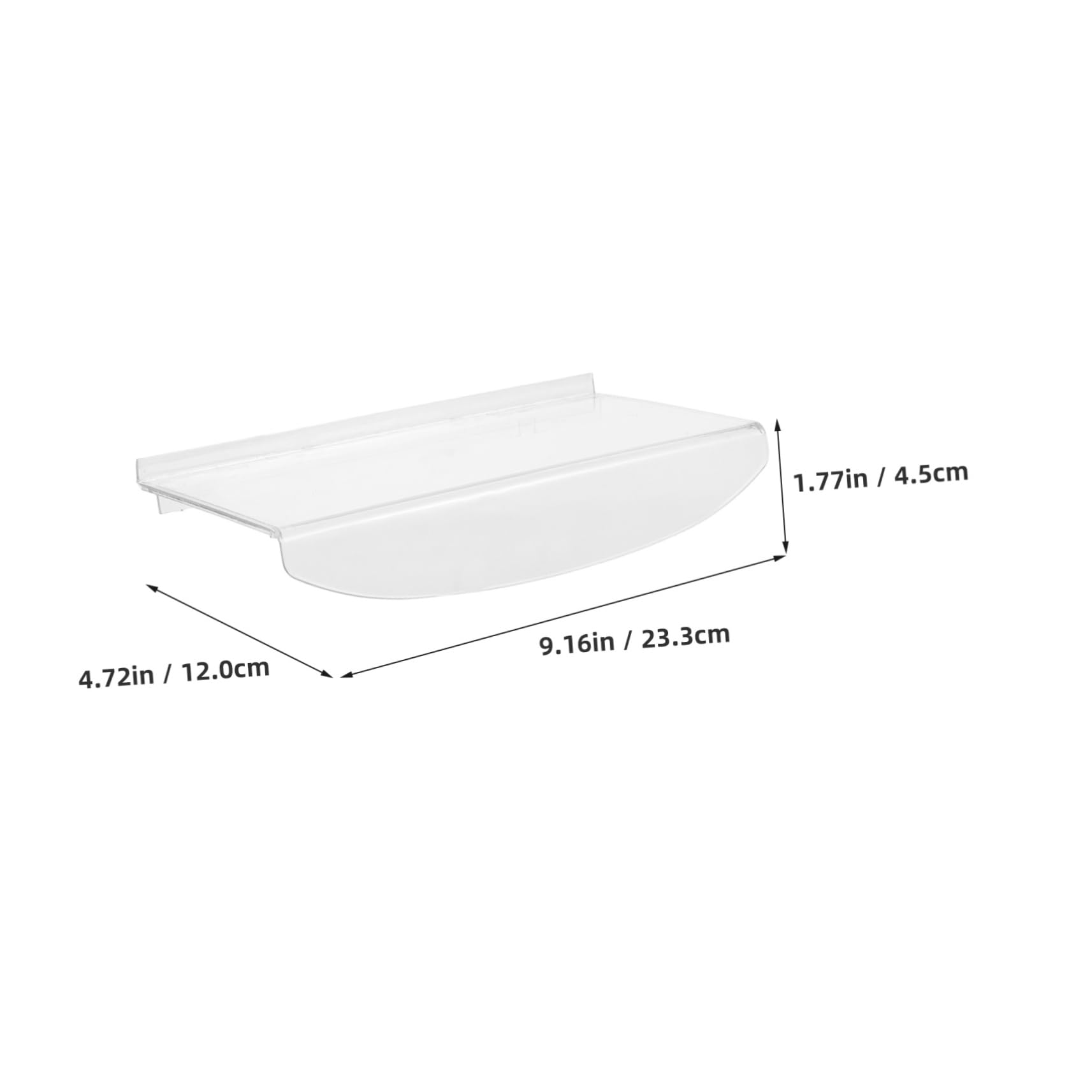 CHILDWEET 6 Pack Acrylic Shoe Organizer Sandal Riser Support Shoe Display Base Retail Shop Display Rack Mall Stands
