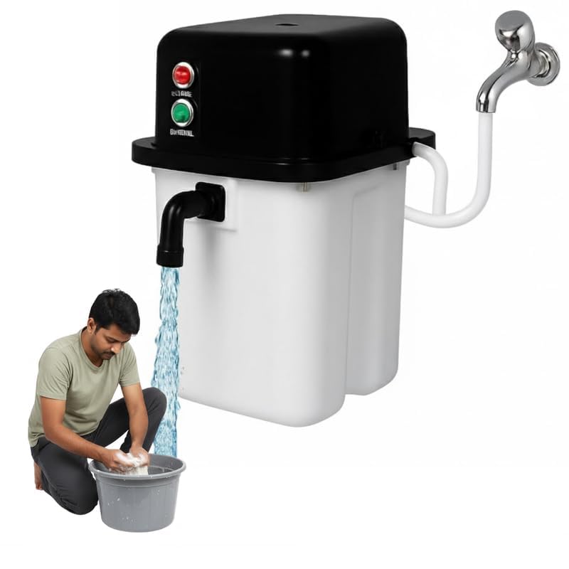Drumstone (1 Year Warranty) Portable Water Heater Geyser Rod | Immersion Heating Rod for Bucket | Fast Heating Electric Water Heater for Bathroom & Travel Use-image-1