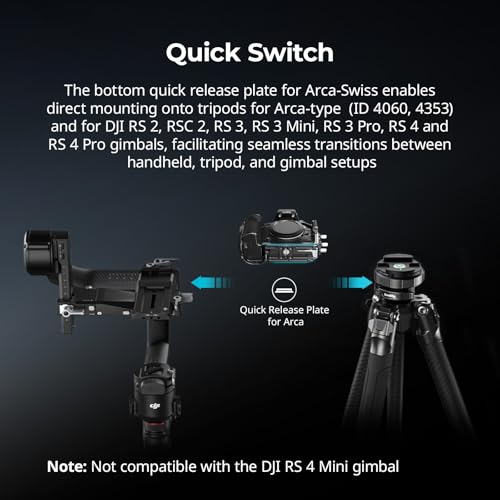 Image of SmallRig R6 Mark III Camera Cage Kit for Canon R6 Mark II with Top Handle, Side Handle and Cable Clamp, HawkLock Dual NATO Rails, Quick Plate for Arca, Support Handheld and Low-Angle Shooting-5956
