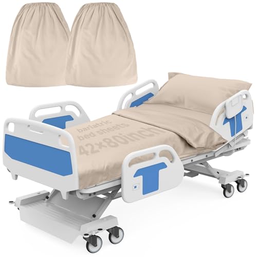 2 Pack Bariatric Hospital Bed Sheets - 42x80x12 Inch Deep ...