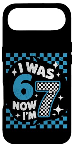 I was Six Now I'm Seven Years Birthday 7th Kids Funny 67 �X�}�z�P�[�X iPhone Air �p