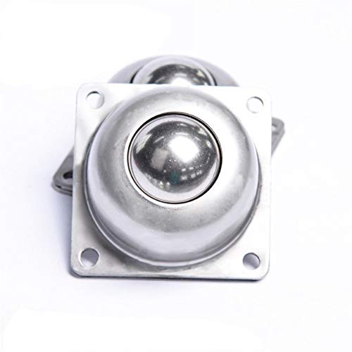 WAAZVXS 2PCS/LOT CY38a 38mm Ball Bearing Roller Full Carbon Steel Flange Ball Transfer Unit Furniture Caster Wheel Conveyor Rollers