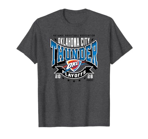 NBA Official 2026 Playoffs Oklahoma City Thunder Next Tees T Shirts for Men and Women