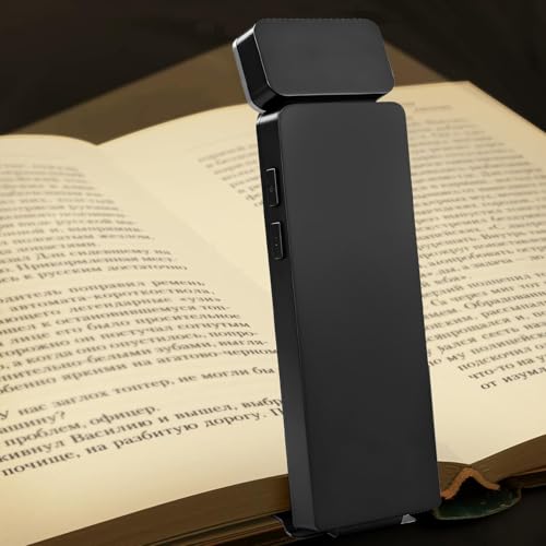 AMFUN Lampe de Lecture, Lampe Lecture au Lit, 3 Couleurs & 5 Niveaux de Luminosité Réglables, USB Rechargeable, pour Lecteurs de Livres, Enfants (Noir)