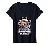 Photo Gallery donna yorkshire terrier in space design per bambini yorkshire terrier maglietta con collo a v Photo Gallery donna yorkshire terrier in space design per bambini yorkshire terrier maglietta con collo a v