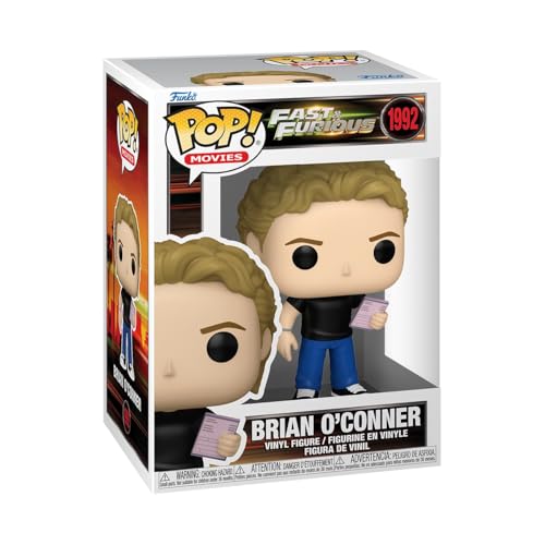 Funko Pop! Movies: Fast & Furious - Brian O'Conner - Collectable Vinyl Figure - Gift Idea - Official Merchandise - Toys for Kids & Adults - Movies Fan