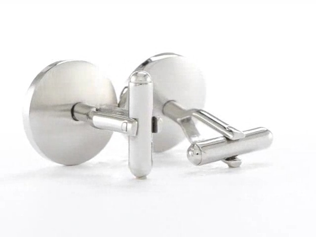 Mancuernillas para hombre con incrustación de madera 15 mm miniatura 6