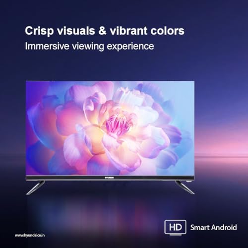 Image of HYUNDAI 32 Inch HD Smart LED TV | Built-in Chromecast | Android 14 | Bluetooth | HDMI x2 | USB x2 | SHY32HAN09TA