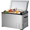 VEVOR 12 Volt Refrigerator, Portable Refrigerator (-4?~68?) With APP Control Car Compressor Fridge Cooler 12V/24V DC and 110-220V AC For Camping, Road Trip, Boat, Skincare, Outdoor and Home (42 Quart)