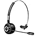 Zeonetak Cuffie Bluetooth 5.0 Wireless con Microfono, Senza Fili Cuffiette Auricolare Cancellazione di Rumore Comodo Muto Segnale BT Forte per Android iPhone iPad PC Casa Ufficio Call Center Skype