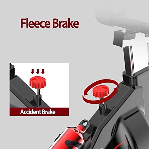 Image of Exercise Bike Stationary Indoor Cycling Bike Cycle Bike for Home Cardio Gym Belt Drive Workout Bike with 11KG Flywheel Thickened e