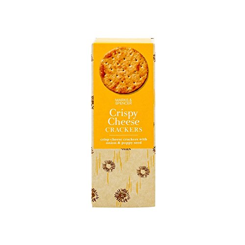 Marks & Spencer Crispy Cheese Crackers 150g - (Marks & Spencer) �N���X�s�[�`�[�Y�N���b�J�[��150�O���� [���s�A���i]