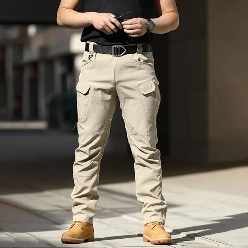 Pantalon cargo tactique imperméable homme extensible anti-déchirure