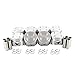 DNJ P1153 Standard Piston Set For 1976-1984 / Chrysler, Dodge, Plymouth/Aspen, Cordoba, D100, D150, D200, D250, D300, D350, Dart, Diplomat, Duster, Fifth Avenue, Fury, Gran Fury, Imperial