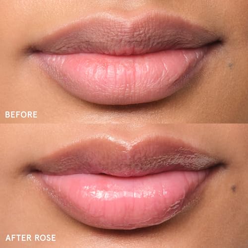 Image of Glossier Balm Dotcom Hydrating Tinted Lip Balm - Universal Salve, Up to 12Hr Moisture for Dry Lips, Cuticles & Skin - Lanolin, Beeswax & Castor Oil - Rose, Pink Tint, 15ml