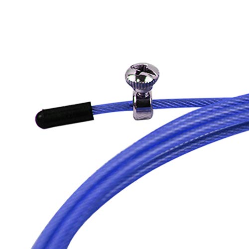 Gripad Wod Speed Jump Rope (Blue). Great For Speed-Jumping, Double-Unders, Wod, Boxing, Mma, Cardio Workout, And General Fitness Training. Adjustable Cable Length. Carry Case Included. #TOP5