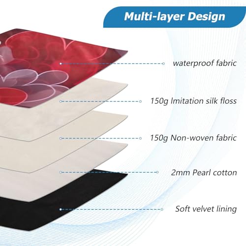 Funda para Laptop 13-14 Pulgadas Impermeable con Corazones miniatura 4