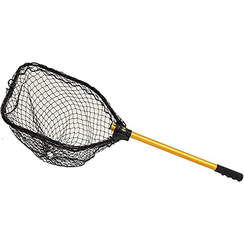 Frabill Power Stow Net 20x24 Hoop 36in Sliding Handle, Premium Landing Net, Multi, 10 x 39-Inch (3706)