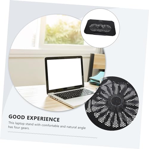 Base refrigeradora para laptop OSALADI con ventiladores silenciosos USB, diseño ergonómico ajustable para enfriamiento óptimo miniatura 4