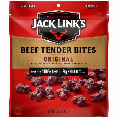 Jack Links 10000008395 Beef Steak Tender Bites, 2.85 oz. - Quantity 8