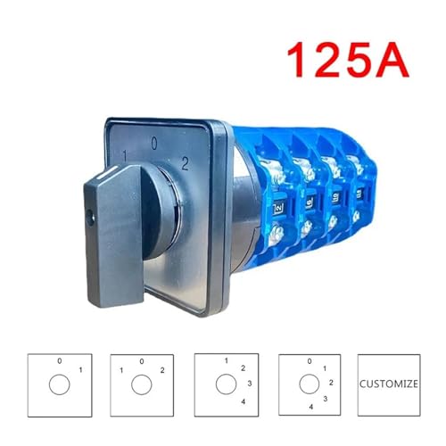 Interruptor de leva LW28 YMW26 con selector de posiciones y contacto de plata 3